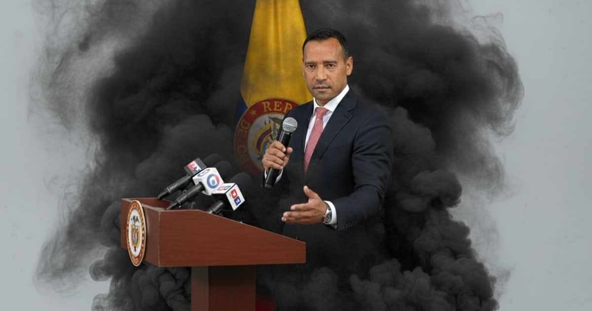 el ministro que bombardea con humo Wilson ruiz