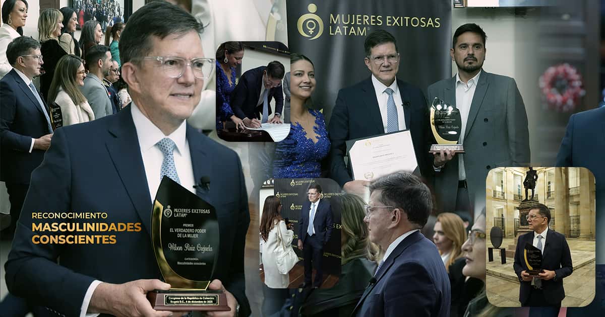 Wilson Ruiz recibió el premio a las Masculinidades Conscientes en “El Verdadero Poder de la Mujer 2025
